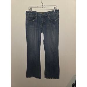 VTG Abercrombie & Fitch womens mid rise flare jeans rare Y2K size 10R